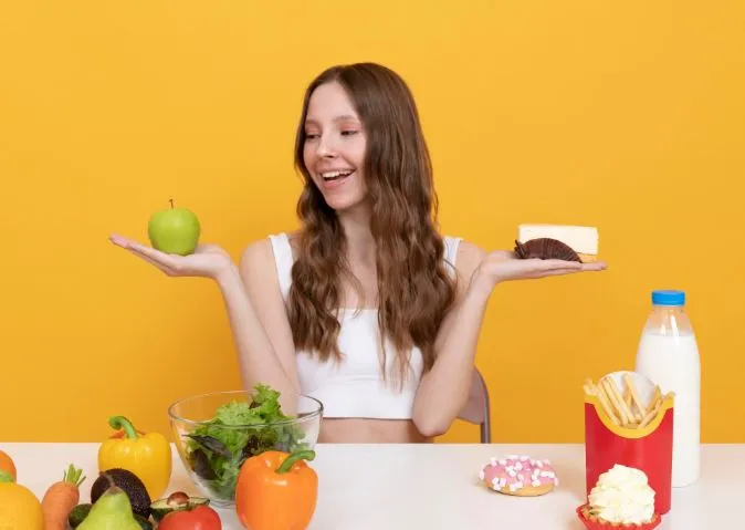 أمثلة عملية على أنظمة غذائية يومية