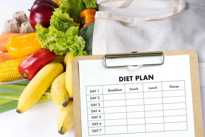 جدول دايت صحي